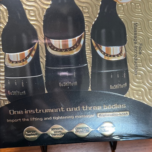 Gold and Black Neck Massage Tool Set - Picture 2 of 3